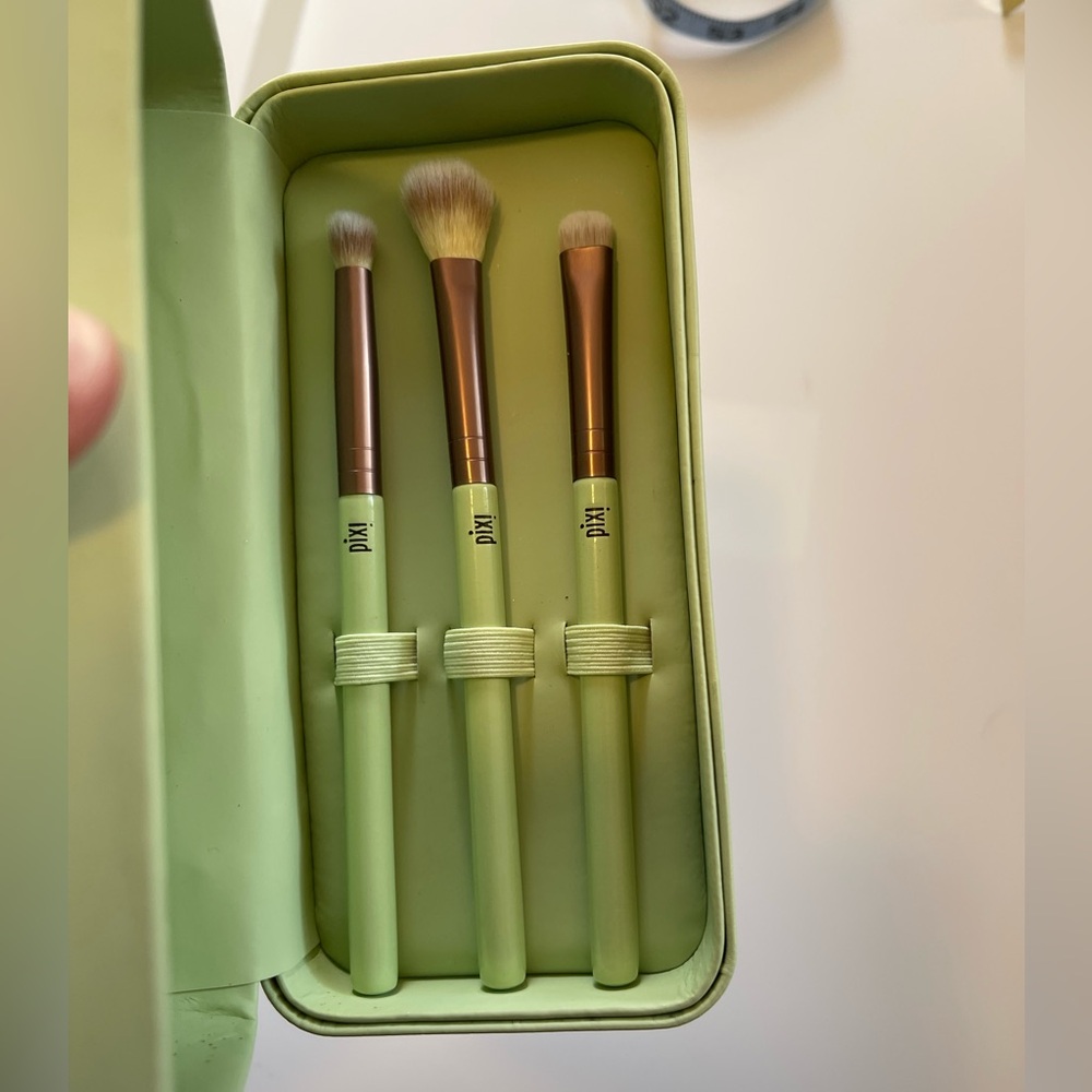 Pixi Mint Green Brush Trio